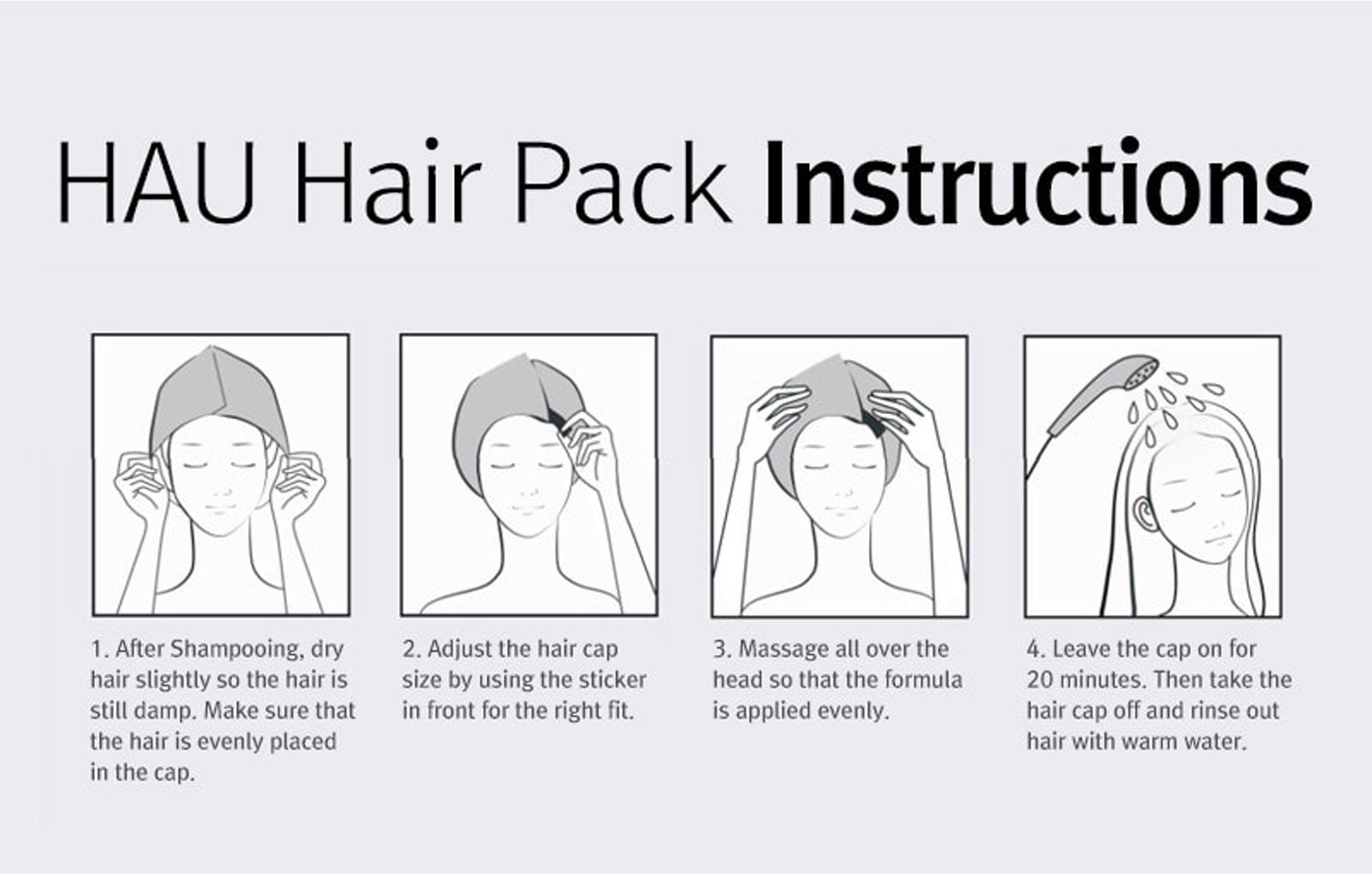 HAU Professional Hair Pack for dry damaged hair, showcasing the packaging and texture of the product.